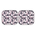 thumbnail image 7 of Xecao Lilies Flowers for Foldable Car Sun Shades (2-Pack) offer sun protection with an easy-fold design for convenient windshield shading., 7 of 7