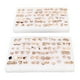 thumbnail image 4 of JUEGO DE SEMENTALES DE ARETES DORADOS, 72 PARES SET DE ESPARRAGOS, 4 of 7
