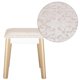 thumbnail image 5 of Vanity Dressing Table Set with Makeup Mirror, Muti-Functional Writing Desk, Bedroom Vanities Tables w/Benches & 4 Drawers,White Zimtown Modelo, 5 of 6