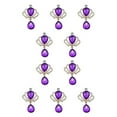 thumbnail image 1 of Qarigey 10 Uds. De botones a presión de diamantes de imitación a la moda, colgantes dorados para disfraces DIY, broche para decoración de boda, Base Ropa, zapatos y accesorios Miscelánea tipo 4 Qarigey  AP016817-04, 1 of 6