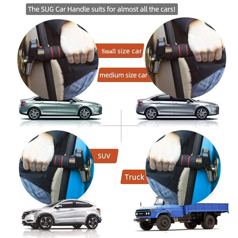 5 in 1 Car Handle Assist for Elderly Automotive Portable Vehicle Support  Handles with LED Flashlight,Seatbelt Cutter and Window Breaker  Multifunction Adjustable Auto Cane Car Grab Handle Accessories : :  Car 