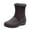 Brown, variant on Women's Winter Snow Boots Warm Faux Fur Lined Ankle Booties Zipper Closure Cold Weather Footwear Non Slip Sole Outdoor Walking Shoes Comfortable Casual Booties