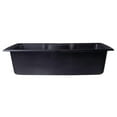 thumbnail image 2 of Pemberly Row Black 35" Drop-In Single Bowl Granite Composite Kitchen Sink, 2 of 8
