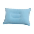 thumbnail image 2 of Inflatable Pillow Light Blue Ultralight Pillow Camping Travel Pillow Small Squared Flocked Fabric Air Pillow for Camping and Hiking, 2 of 5