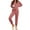 Red, variant on Fantaslook Womens Pajamas Sets Long Sleeve Top and Pant with Pockets Lounge Wear Set Oufits