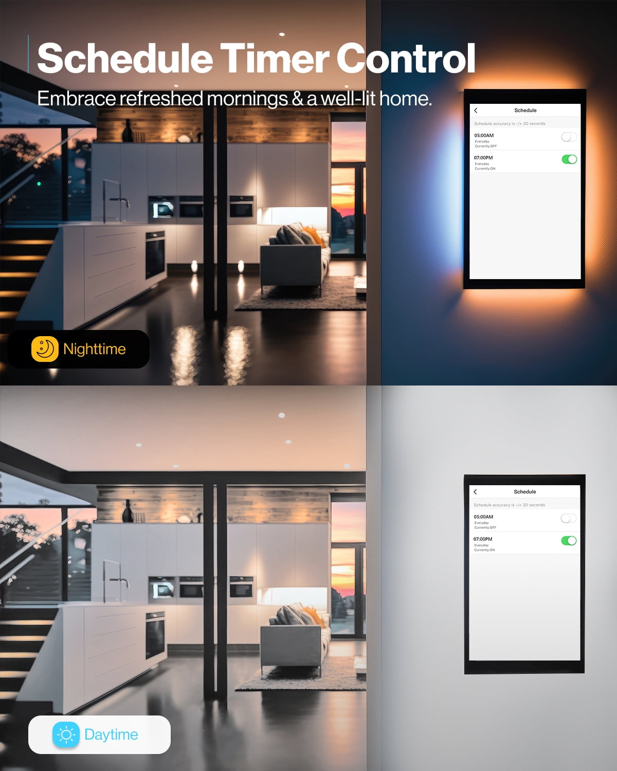 Sunco BR30 Alexa Smart Flood Light Bulb, Color Changing LED Recessed WiFi Bulb 8W, RGB CW, Dimmable, 650 LM, Compatible with Alexa & Google Assistant, E26 Base, No Hub Required, 10 Pack