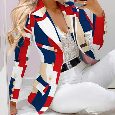 

Medcursor Maternity Rompers And Jumpsuits Women s 2PC Casual Light Weight Thin Jacket Slim Coat Long Sleeve Blazer Office Business Pants+ Coats Jacket Outwear Suits
