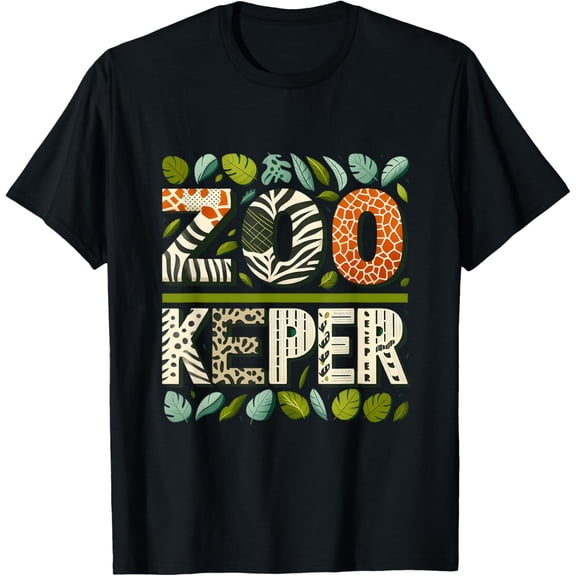 Exquisite and comfortable-Zoo Keeper Costume Adult Halloween Party Safari Zookeeper T-Shirt