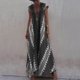 thumbnail image 4 of QIPOPIQ Robes pour Femmes Robe Midi à Étages Manches Courtes Ample Ligne A Robe Imprimée Robe d'Été Offres 2023, 4 of 7