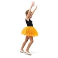 thumbnail image 4 of Dress Up America Tutu for Girls, 4 Layered Tulle Ballet Skirt for Children and Toddlers - 15" in Length (Orange), 4 of 6
