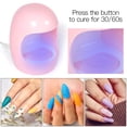 thumbnail image 2 of Nail Dryer MINI 6W USB UV LED Lamp Nail Art Manicure Tools Pink Egg Shape Design 30S Fast Drying Curing Light for Gel Polish qiuyongming unisex, 2 of 2