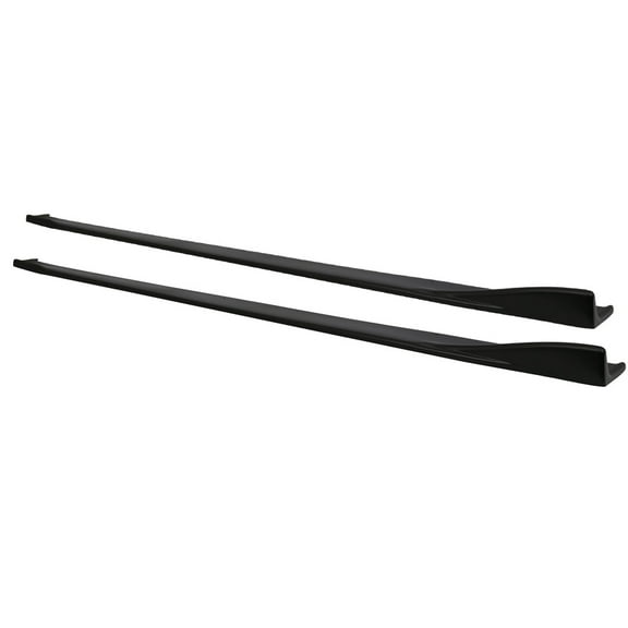 Ikon Motorsports Compatible with 15-17 Lexus RC350 RC300 RC200T F-Sport Silkblaze Style Side Skirts Black PP