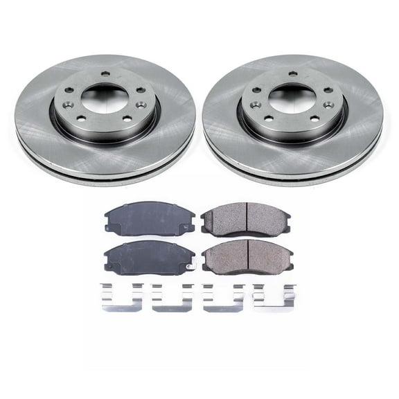 Ultimate Brakes Front Ceramic Brake Pad and Rotor Kit with Hardware WM81411