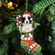 thumbnail image 2 of Nuevo Y Divertido Colgante Plano Para Árbol De Navidad Con Forma De Perro Para Decorar El Interior Del Coche, 2 of 4