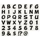 thumbnail image 1 of Plantillas de letras y números Uxcell de 1", 40 piezas, reutilizables para pintar en pared, madera, tela, señalización, estilo de letra mayúscula, 1 of 6