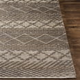 thumbnail image 4 of Hauteloom Abuyon Jute Living Room, Bedroom Area Rug - Bohemian, Transitional - Charcoal, Peach - 6' x 9', 4 of 7