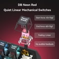 thumbnail image 4 of DarkBeacon Blade 87 Quiet Mechanical Gaming Keyboard RGB TKL, Wired, Linear, 4 of 11