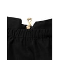 thumbnail image 2 of Mini Vestido De Fiesta Sin Tirantes Allegra K Con Cremallera Expuesta Negro L, 2 of 7