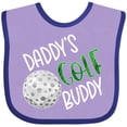 thumbnail image 3 of Inktastic Daddy's Golf Buddy with Golf Ball Boys or Girls Baby Bib, 3 of 4