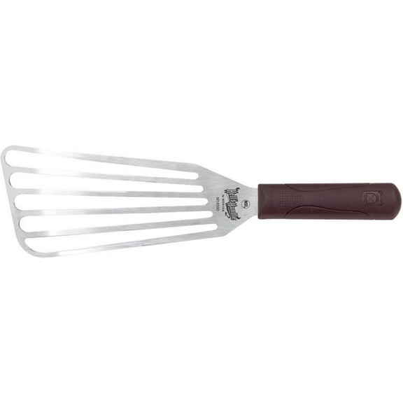 1 Piece Mercer Culinary M18390 Hell's Handle High Heat 9" x 4" Fish / Egg Turner / Spatula