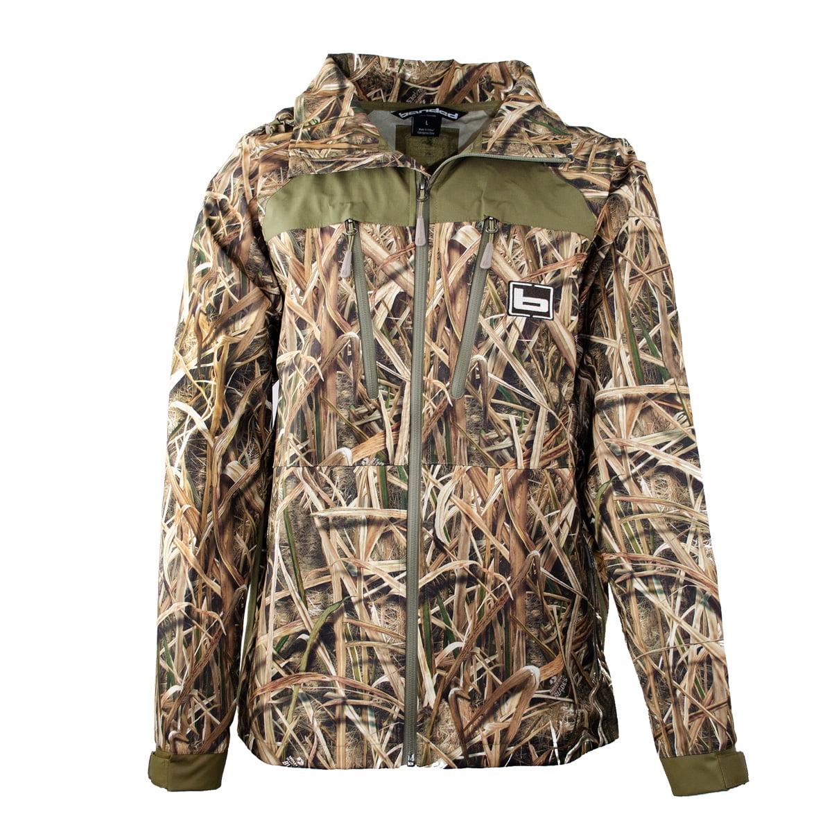 Banded feather stretch shell jacket Clearance