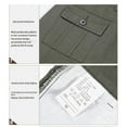 thumbnail image 3 of Cargo Trouser Wide Application Made With Cotton Ample Pocket Space Breathable And Comfortable Coffee 36, 3 of 6