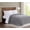 Grey, variant on Brooklyn Loom Marshmallow Sherpa Olive Green King Blanket 100% Polyester Microfiber Plush, Solid Casual themed, Adult Bedding, OEKO-TEX Certified