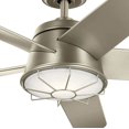 thumbnail image 4 of 54" Kichler Daya Brushed Nickel Damp Rated LED Ceiling Fan with Remote, 4 of 5