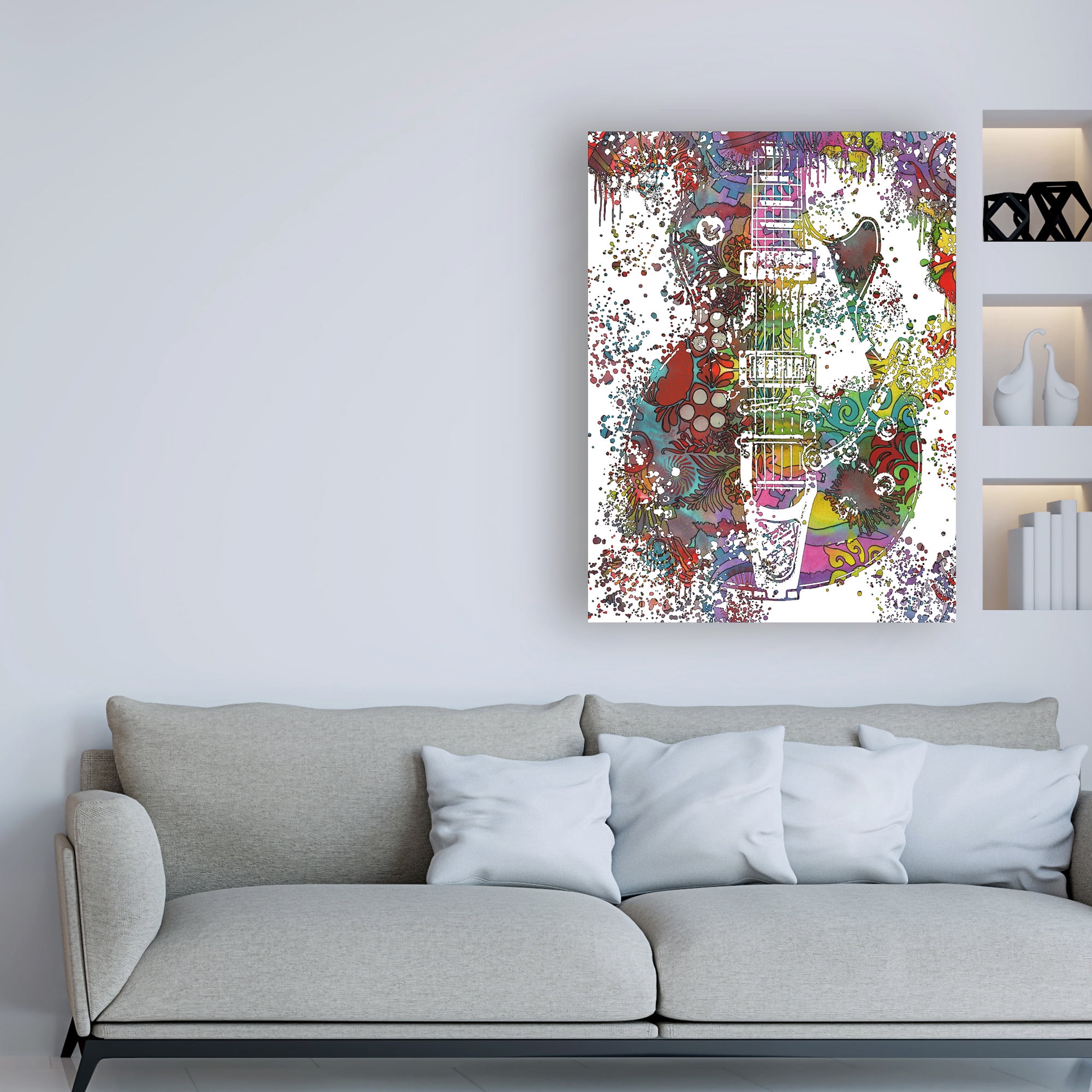 Trademark Fine Art 'Les Paul Whammy' Canvas Art by Dean Russo