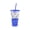 Blue-1PCS, variant on Spider Color Changing Cups, Cold Activated Color Changing Spider Web Tumbler, 24oz Reusable Plastic Cup with Lid & Straw, Halloween Spider Iced Drink Tumbler for Party Favors, Travel, Daily Use