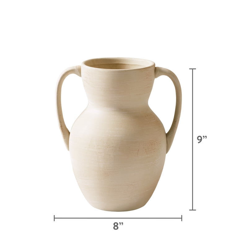 Better Homes & Gardens Ceramic Handled Distressed Vase photo 7
