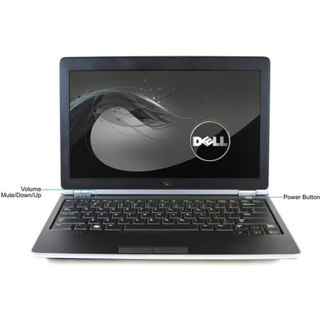 Refurbished Dell Silver 12.5" E6220 Laptop PC with Intel Core i5 Processor, 4GB Memory, 128GB Solid State Drive and Windows 7 Professional
