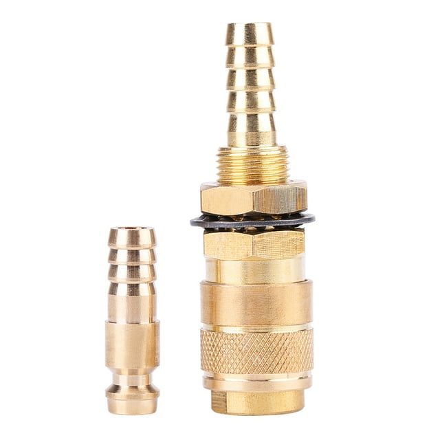 Ccdes Connector Fitting,Quick Fitting Hose Connector ,Water Cooled & Gas Adapter Quick Hose Connector Fitting For MIG TIG Welder Torch