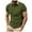 Green, variant on HOWPAY Short Sleeve Polo Shirts for Men Summer Casual Solid Color Classic Button T-Shirt Lightweight Athletic Work Collared Polo T-Shirts Black L