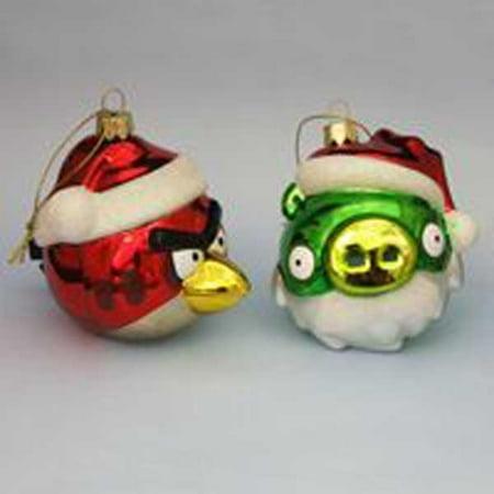 pack of 6 angry birds shiny glass christmas ornaments pack of 6 angry birds shiny glass christmas ornaments
