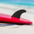 thumbnail image 1 of HONITANO 3Pcs Universal Black PVC Replacement Paddleboard Fins Set for Stand Up Surfing and Inflatable Boards, 1 of 8