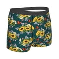 thumbnail image 2 of KLL Sunflowers Men's Cotton Boxer Briefs Underwear-Large, 2 of 8