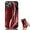 Rouge, variante sur Étui Curranet Dazzle Color Flow pour iPhone, Lignes Dégradées HD Couverture Complète Antichute Étui Simple pour iPhone 12 13 14 15 16 Pro Max (Brun, pour iPhone 13)