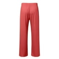 thumbnail image 6 of Mens Pants Casual Mens Slacks Men's Casual Pants Comfortable Solid Color Button Fly Sleep Pants for Home Outdoor Walking Slim Fit Long Trousers, 6 of 6