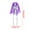 A/Purple, variant on Boovnll Skeleton, 6" Horror & Novelty Poseable Whole Body Mini Skeletons Figurines Hanging Plastic Skeleton Decor with Movable Joints for Graveyard Desktop Holiday Party, Halloween Decorations