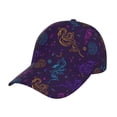 thumbnail image 6 of Lsque Colorful Snake Baseball Cap Trucker Low Profile Hat Golf Dad Hat Adjustable Original Classic Unconstructed Plain Cap Men Women, 6 of 9