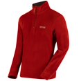 thumbnail image 2 of Regatta Great Outdoors - Top forro polar media cremallera Modelo Thompson hombre caballero (Noche Oliva/Negro), 2 of 3