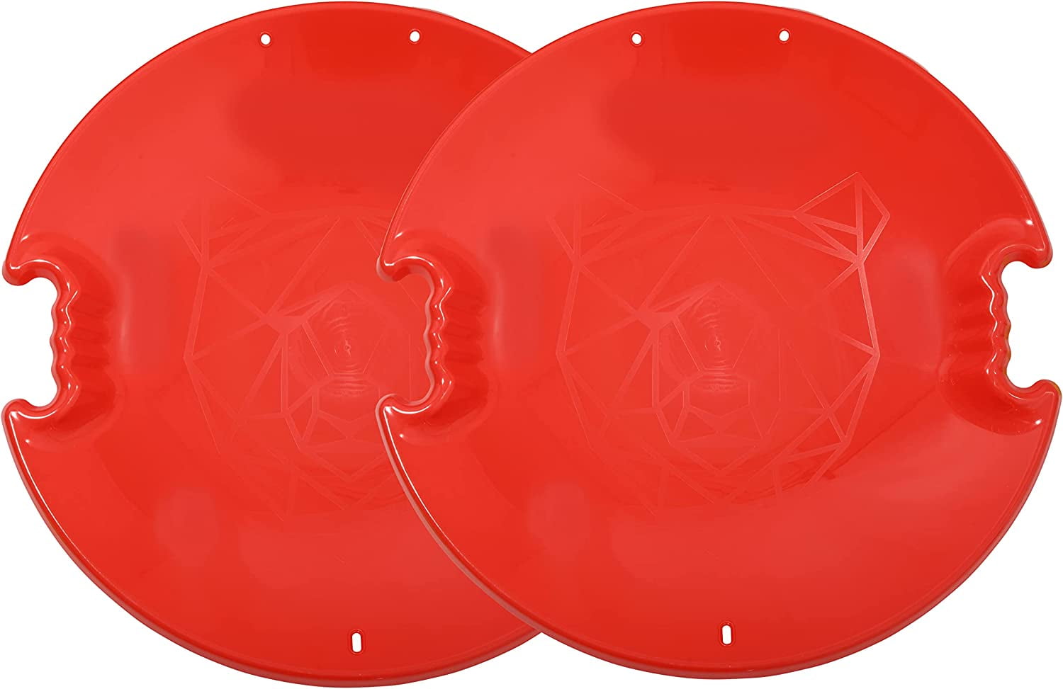 Superio Spiral Snow Saucer Sled, Round 26" Avalanche Circle Plastic