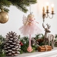 thumbnail image 5 of Christmas Angel Doll Pendant, Plush Hanging Ornament, Tree Decoration Festival Gift for Home Use, 5 of 6