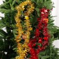 thumbnail image 4 of Guirnaldas de cinta de oropel de PVC para Navidad de 1,8 m, adornos de estrellas de plástico para colgar en el árbol de Navidad, decoraciones para el hogar, Navidad y bodas, 4 of 5