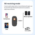 thumbnail image 3 of Transmisor y Receptor de Audio Bluetooth 5.3 Adaptador de Audio Auxiliar Inalámbrico 2 en 1 de 3,5 mm Transmisor Bluetooth, 3 of 10