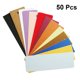 thumbnail image 3 of Marcador de 50 piezas Marcador de papel Kraft colorido Marcador de Kraft en blanco Marcadores de dibujo a mano DIY, 3 of 5