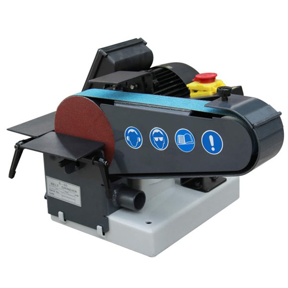 KAKA INDUSTRIAL Bench Belt Sander BG-2, Combo Sander with 750W motor input High Speed Belt Grinder 110V-60HZ-1PH,Belt speed 4400 fpm, 2" x 40" Belt & 6" Disc Disck run speed 3300 rpm