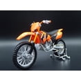 thumbnail image 1 of Open Box KTM 525SX DIRT BIKE MOTORCYCLE ORANGE 1/18 SCALE DIORAMA DIECAST MODEL BIKE, 1 of 7