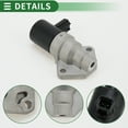 thumbnail image 4 of Car Idle Air Control Valve for Ford Escort 1997-2001 Replace No.F7CZ9F715AC IACV Idle Motor Idle Air Control Valve for Stable Engine Operation, 4 of 7